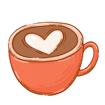 Xícara de café pixel art